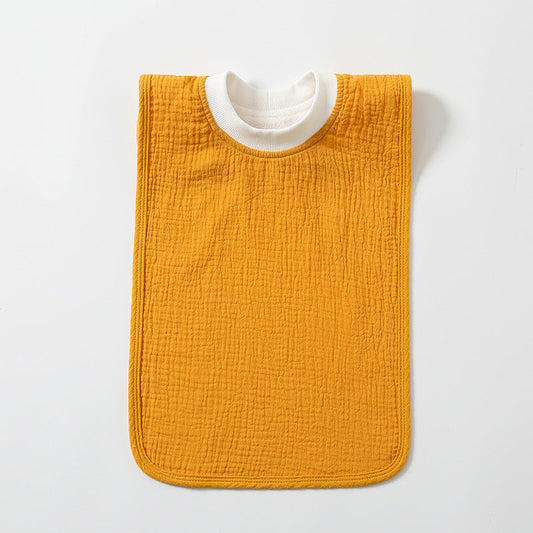Large Childrens Washcloth Bib That Resists Stains