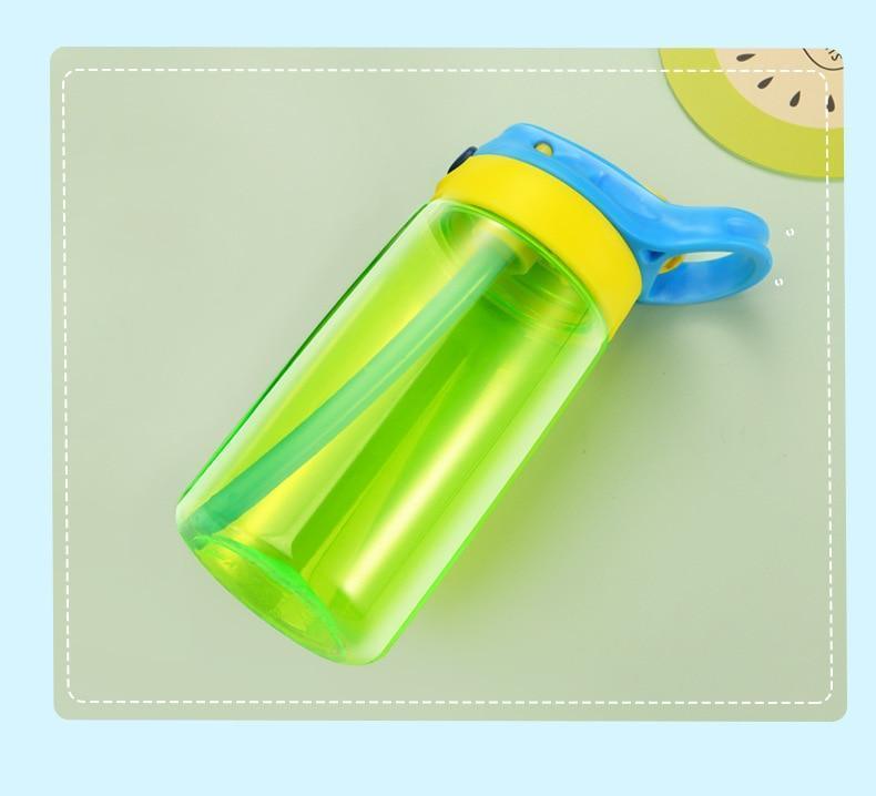 480ML Kids Water Cup Safe Baby Feeding Cup with Straw