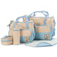 Baby Diaper Bag Set for Mom with Bottle Holder Stroller
