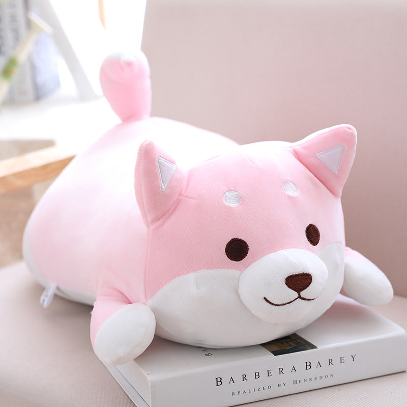 Cute Fat Shiba Inu Plush Toy Soft Kawaii Dog Pillow