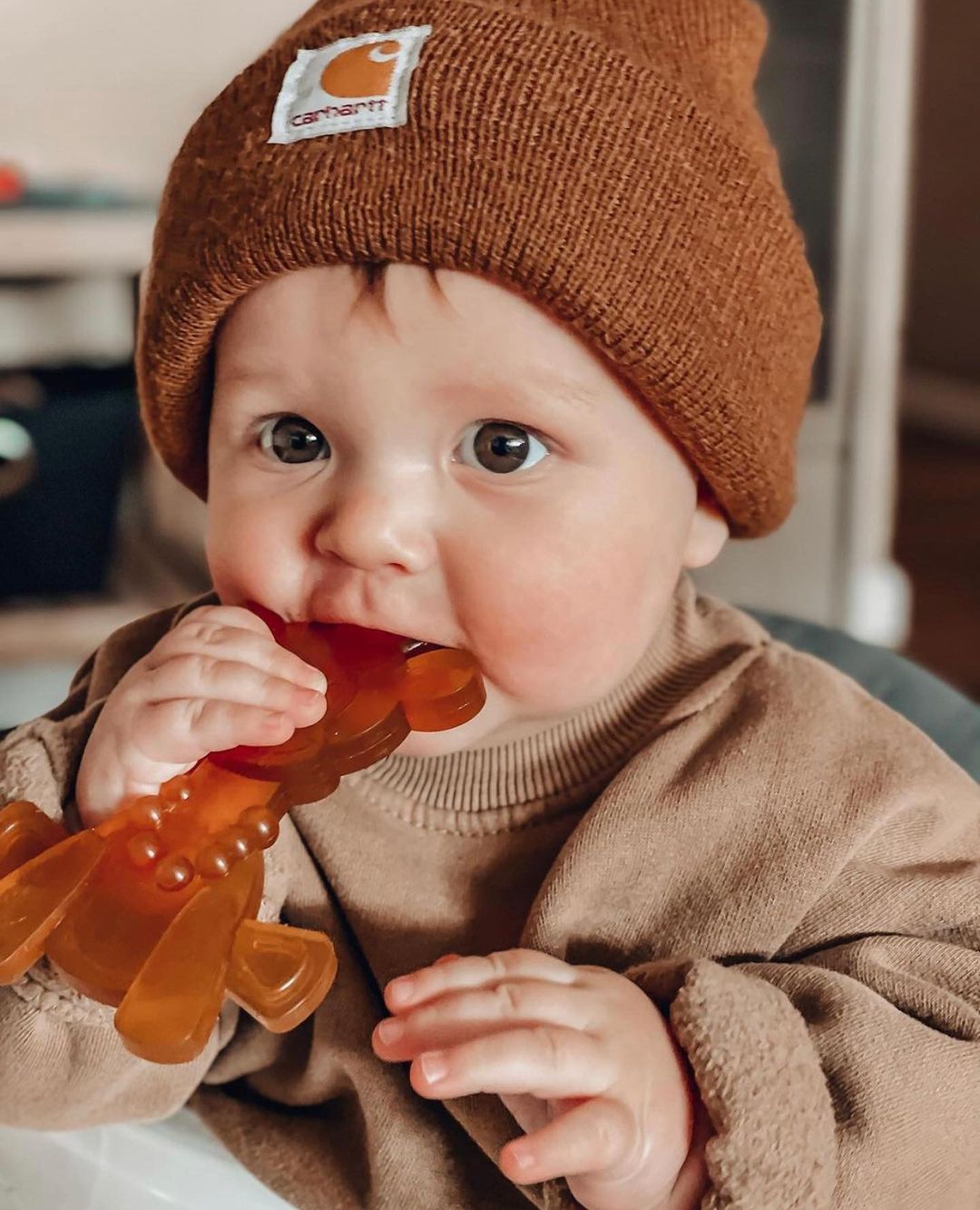 The Little Bamber - Natural Rubber & Baltic Amber Teething Toy