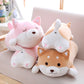 Cute Fat Shiba Inu Plush Toy Soft Kawaii Dog Pillow