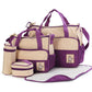 Baby Diaper Bag Set for Mom with Bottle Holder Stroller