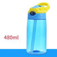 480ML Kids Water Cup Safe Baby Feeding Cup with Straw