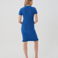 Short Sleeve Knit Maternity Dress with Playful Hem Detail