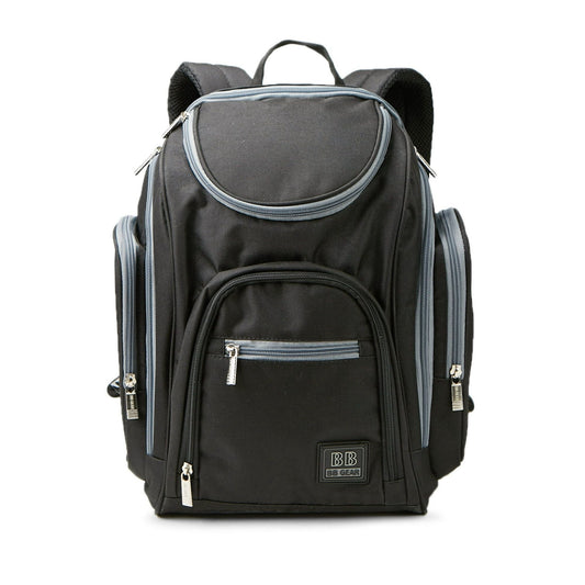 Baby Boom Diaper Bag Backpack Adjustable Shoulder Strap Black
