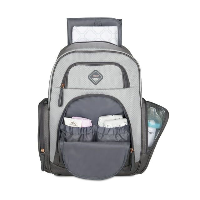 BB Gear by Baby Boom Backpack Diaper Bag for Travel
