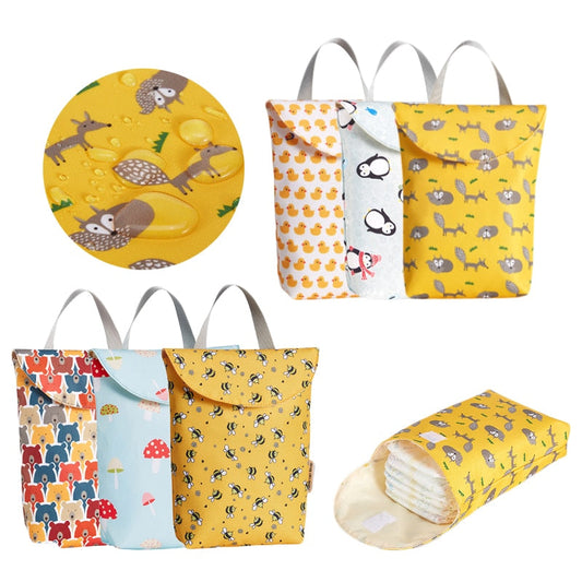 Multifunctional Baby Diaper Bag Waterproof Reusable Large Capacity Mummy Bag