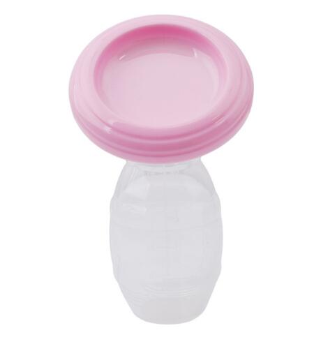 Silicone Manual Breast Pump Strong Suction Breastfeeding Milk Collector