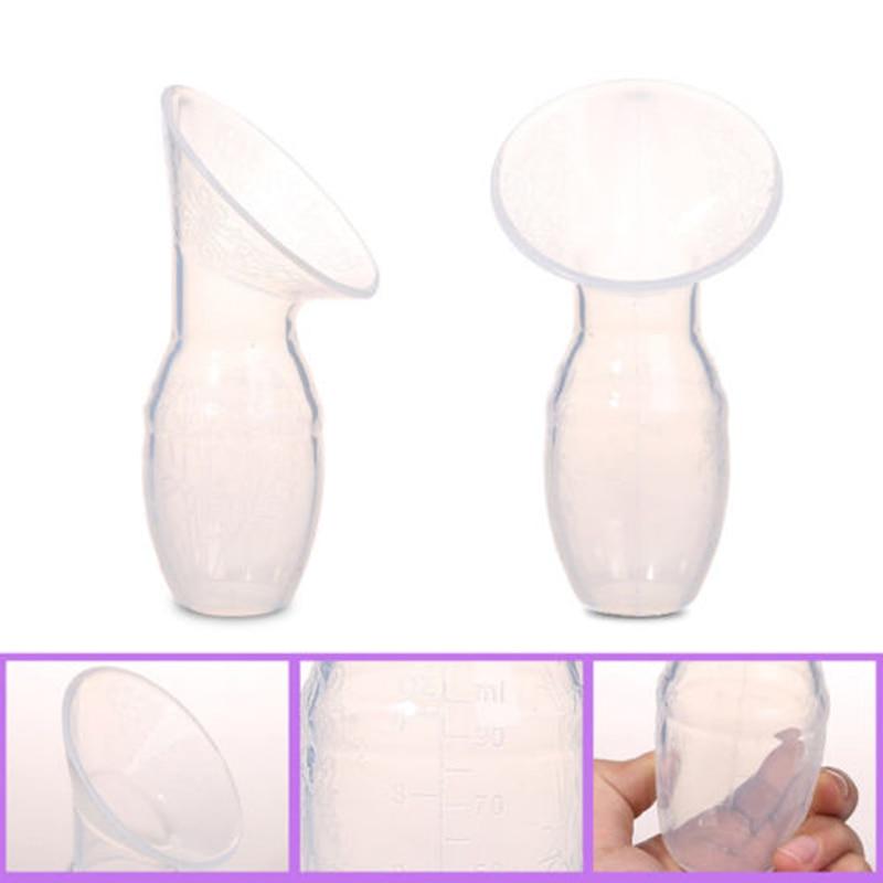 Silicone Manual Breast Pump Strong Suction Breastfeeding Milk Collector