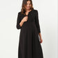 Sarah Empire Maternity & Nursing Dress in TENCEL (Regular & Petite)