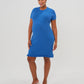 Short Sleeve Knit Maternity Dress with Playful Hem Detail