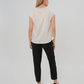 Slim Leg Maternity Work Pants in Black
