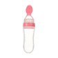 Baby Feeding Bottle with Squeeze Spoon Training Feeder for Infants