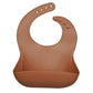 Newborn Solid Silicone Baby Feeding Bib Burp Cloth Fashionable