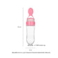 Baby Feeding Bottle with Squeeze Spoon Training Feeder for Infants