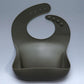 Newborn Solid Silicone Baby Feeding Bib Burp Cloth Fashionable