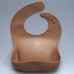 Newborn Solid Silicone Baby Feeding Bib Burp Cloth Fashionable