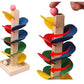 Mini Colorful Tree Marble Ball Run – Montessori Wooden Educational Toy