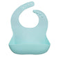 Newborn Solid Silicone Baby Feeding Bib Burp Cloth Fashionable