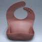 Newborn Solid Silicone Baby Feeding Bib Burp Cloth Fashionable
