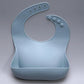 Newborn Solid Silicone Baby Feeding Bib Burp Cloth Fashionable