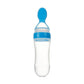 Baby Feeding Bottle with Squeeze Spoon Training Feeder for Infants