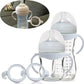 White Bottle Grip Handle for Natural Wide Mouth Baby Bottles