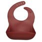 Newborn Solid Silicone Baby Feeding Bib Burp Cloth Fashionable