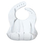 Newborn Solid Silicone Baby Feeding Bib Burp Cloth Fashionable