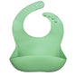 Newborn Solid Silicone Baby Feeding Bib Burp Cloth Fashionable