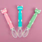 Baby Soft Silicone Spoon Candy Color Temperature Sensing Feeding Tool