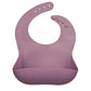 Newborn Solid Silicone Baby Feeding Bib Burp Cloth Fashionable