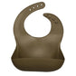 Newborn Solid Silicone Baby Feeding Bib Burp Cloth Fashionable