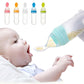 Baby Feeding Bottle with Squeeze Spoon Training Feeder for Infants