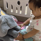 Interactive Peek-a-Boo Elephant Plush Toy - Educational Baby Toy for 6-18 Months