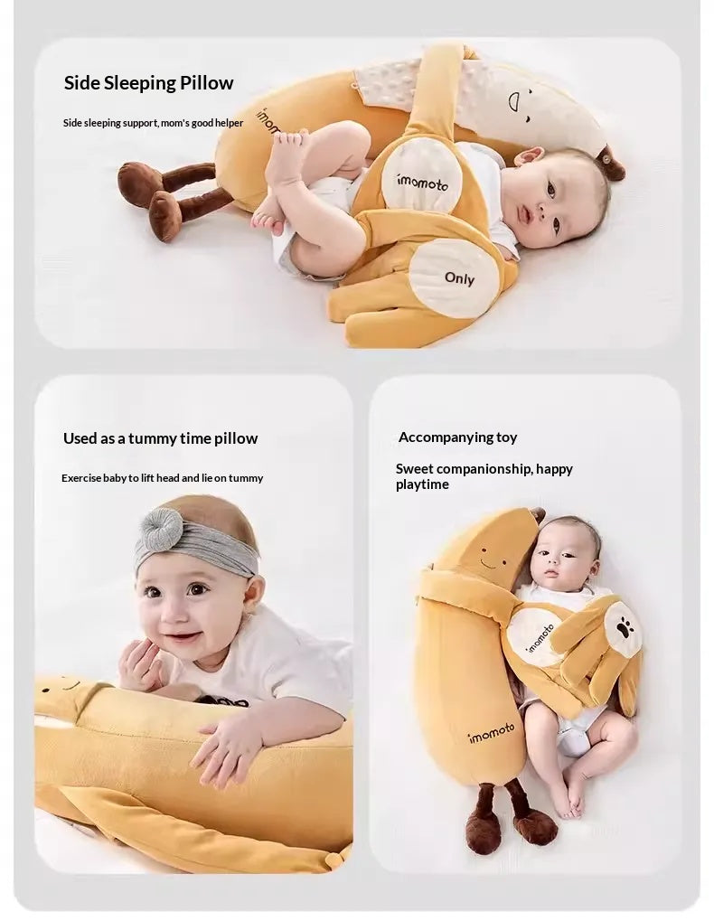 Baby Banana Teether Safe Silicone Teething Toy for 0–12 Months