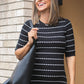 Louie Striped Knit Maternity & Nursing Dress
