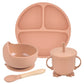 Silicone Baby Feeding Spoon Set - # BAGE21110006