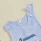 Organic Cable Knit Baby Sweater Romper Sleeveless Striped Embroidery Jumpsuit
