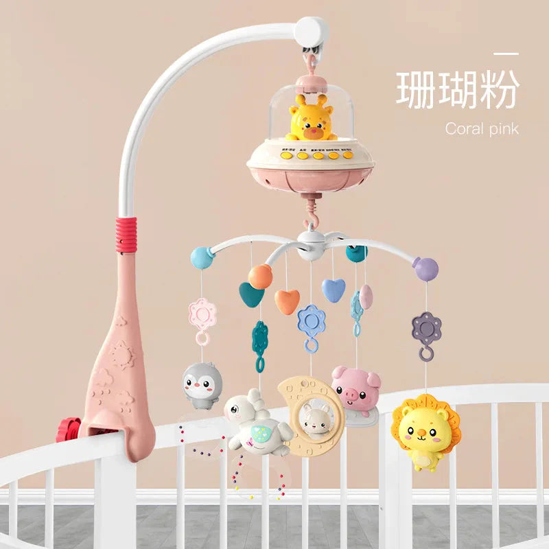 Musical Baby Crib Mobile Lights Music Projection Remote Control Toy