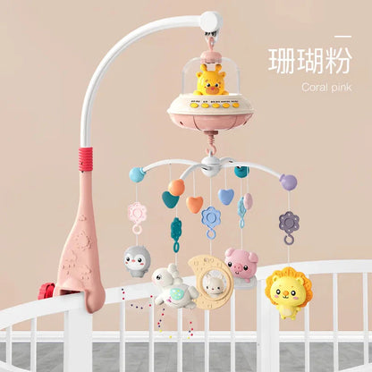 Musical Baby Crib Mobile Lights Music Projection Remote Control Toy