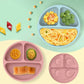 Food Grade Silicone Baby Feeding Dish Set