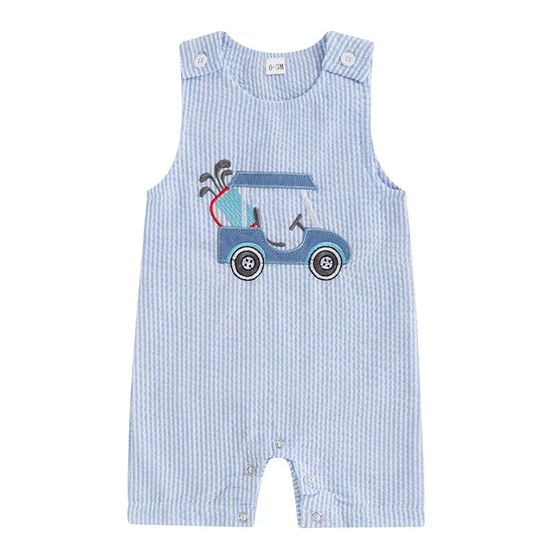 Organic Cable Knit Baby Sweater Romper Sleeveless Striped Embroidery Jumpsuit