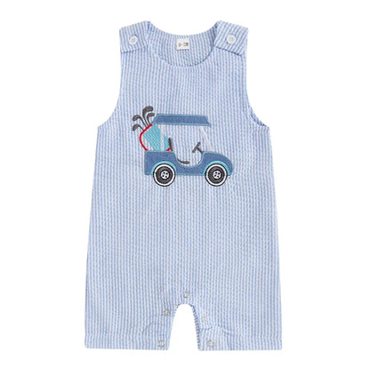 Organic Cable Knit Baby Sweater Romper Sleeveless Striped Embroidery Jumpsuit