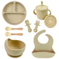 Food Grade Silicone Baby Feeding Dish Set