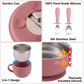 Stainless Steel Baby Feeding Set with Silicone Sucker