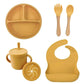 Food Grade Silicone Baby Feeding Dish Set