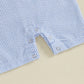 Organic Cable Knit Baby Sweater Romper Sleeveless Striped Embroidery Jumpsuit