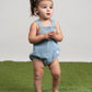 Stripe Denim Romper